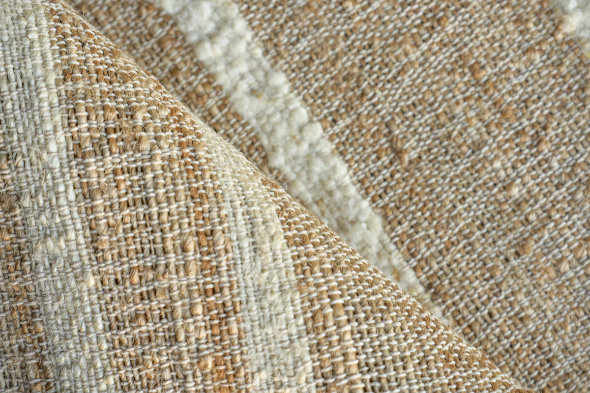 Exquisite Rugs Pompano flatweave Wool/Jute 7575 Ivory/Beige 12' x 9' Area Rug