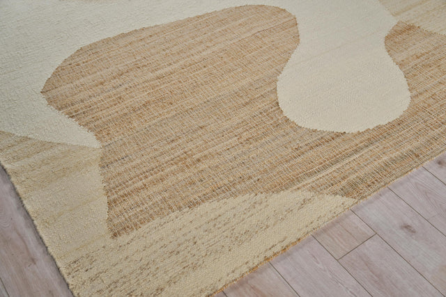 Exquisite Rugs Pompano flatweave Wool/Jute 7576 Ivory/Beige 15' x 12' Area Rug