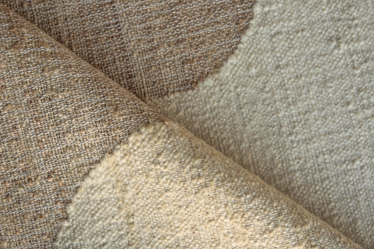 Exquisite Rugs Pompano flatweave Wool/Jute 7576 Ivory/Beige 12' x 9' Area Rug
