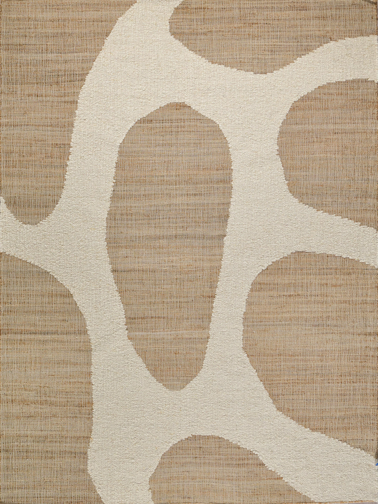 Exquisite Rugs Pompano flatweave Wool/Jute 7579 Ivory/Beige 9' x 6' Area Rug