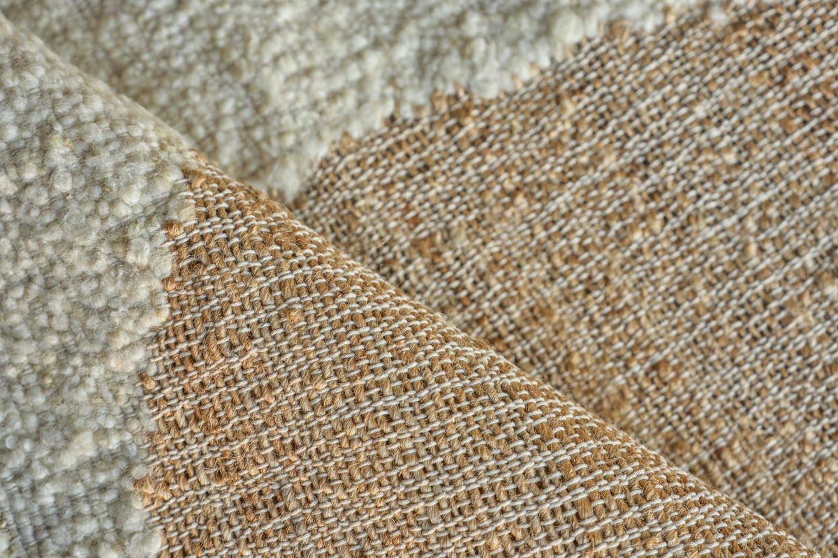 Exquisite Rugs Pompano flatweave Wool/Jute 7579 Ivory/Beige 9' x 6' Area Rug