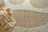 Exquisite Rugs Pompano flatweave Wool/Jute 7579 Ivory/Beige 9' x 6' Area Rug