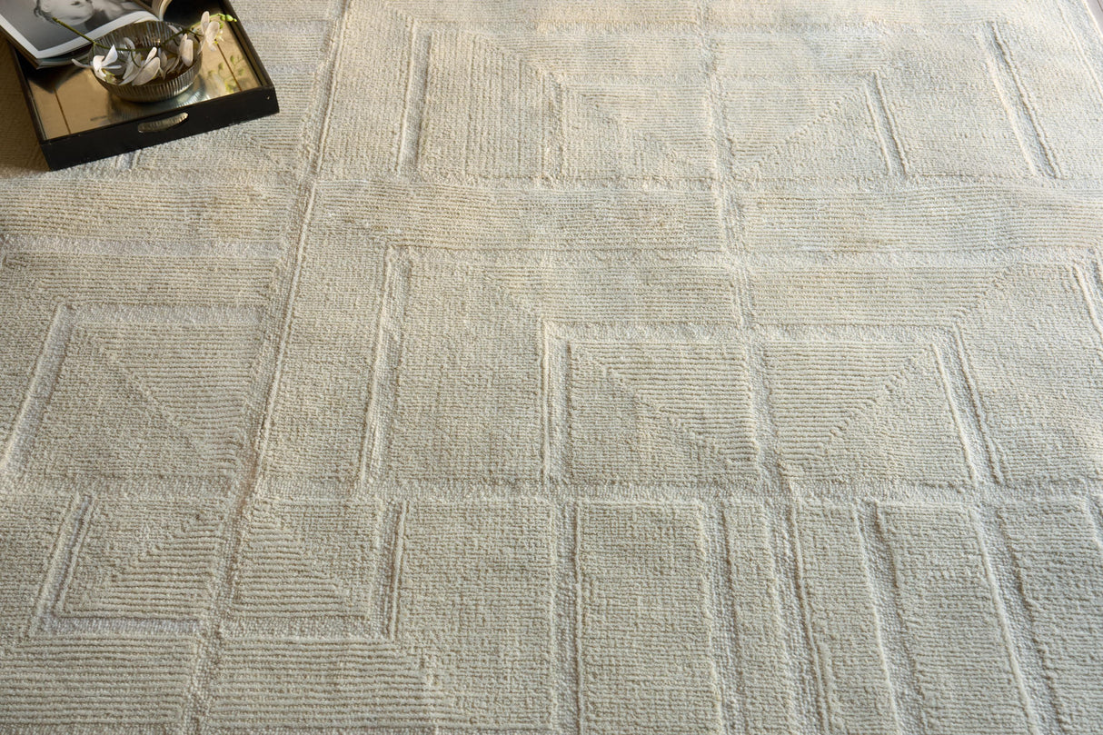Exquisite Rugs Maddox hand-tufted New Zealand Wool 7613 Ivory 15' x 12' Area Rug