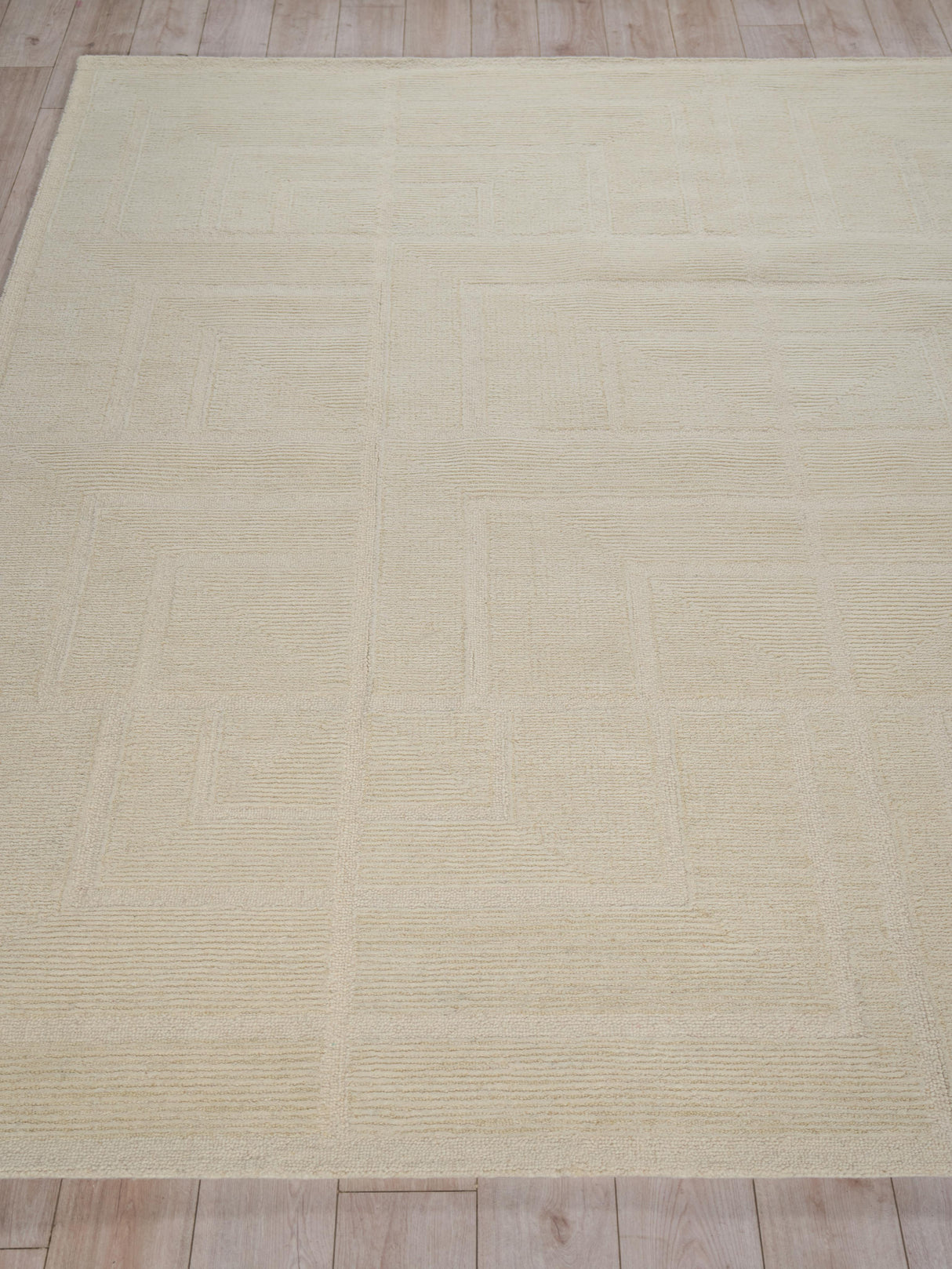Exquisite Rugs Maddox hand-tufted New Zealand Wool 7613 Ivory 14' x 10' Area Rug