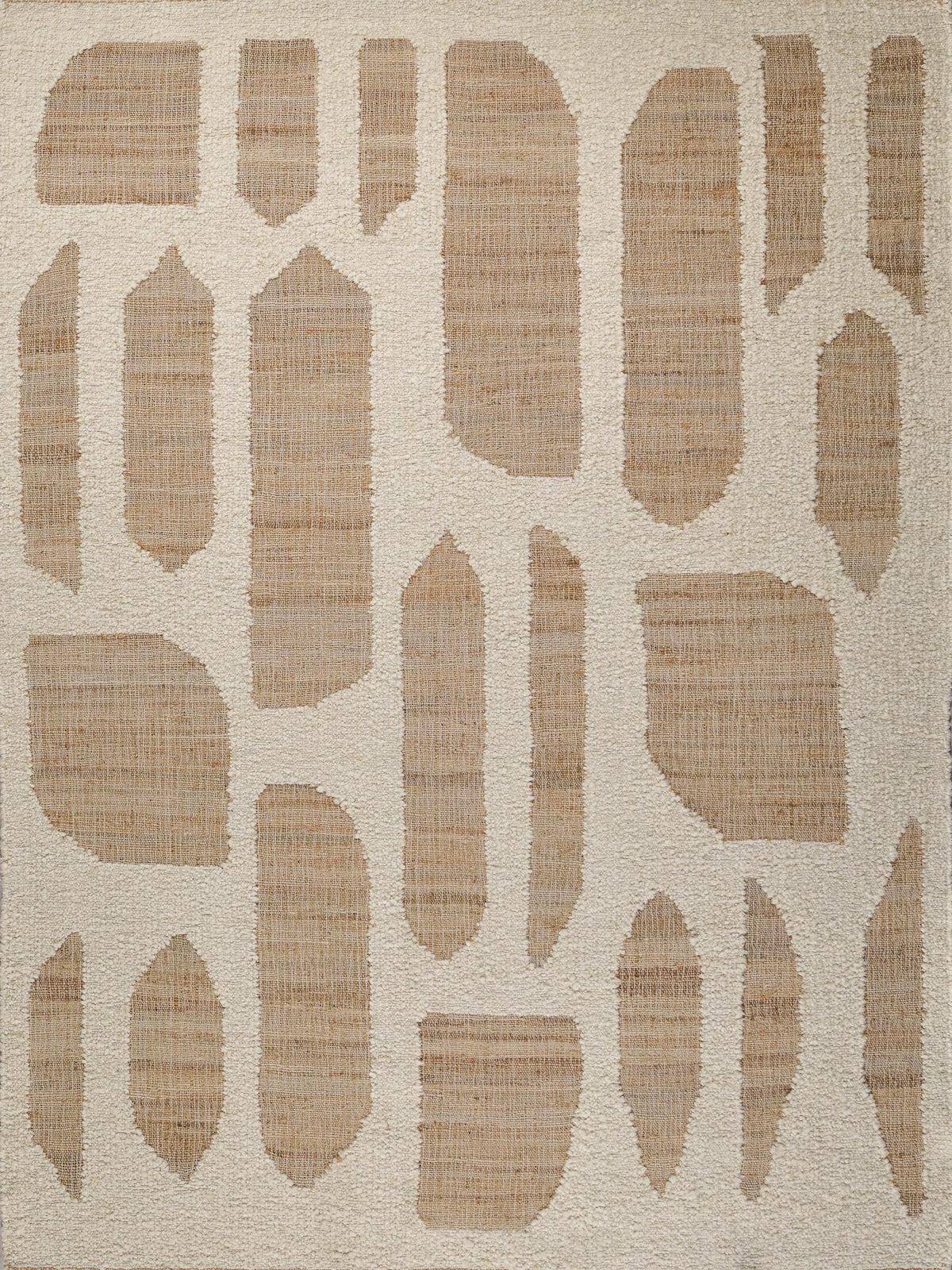 Exquisite Rugs Pompano flatweave Wool/Jute 7578 Ivory/Beige 9' x 6' Area Rug