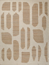 Exquisite Rugs Pompano flatweave Wool/Jute 7578 Ivory/Beige 9' x 6' Area Rug