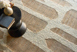 Exquisite Rugs Pompano flatweave Wool/Jute 7578 Ivory/Beige 9' x 6' Area Rug