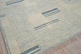 Exquisite Rugs Nicada hand-tufted New Zealand Wool 7616 Blue/Ivory 15' x 12' Area Rug