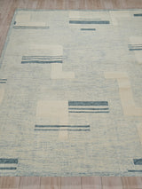Exquisite Rugs Nicada hand-tufted New Zealand Wool 7616 Blue/Ivory 15' x 12' Area Rug
