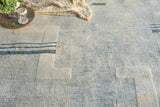 Exquisite Rugs Nicada hand-tufted New Zealand Wool 7616 Blue/Ivory 15' x 12' Area Rug