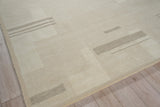Exquisite Rugs Nicada hand-tufted New Zealand Wool 7617 Silver/Ivory 18' x 14' Area Rug
