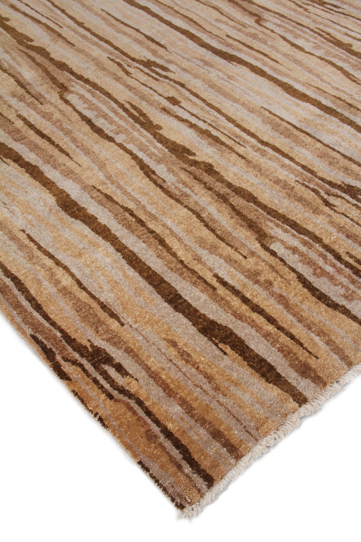 Exquisite Rugs Soho hand-knotted New Zealand Wool 8047 Gold/Multi 10' x 9' Area Rug