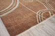 Exquisite Rugs Soho hand-knotted New Zealand Wool 8046 Brown 10' x 9' Area Rug