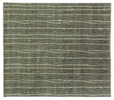Exquisite Rugs Soho hand-knotted New Zealand Wool 8056 Light Blue/Brick 10' x 9' Area Rug