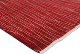 Exquisite Rugs Soho hand-knotted New Zealand Wool 8060 Red 10' x 9' Area Rug