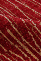 Exquisite Rugs Soho hand-knotted New Zealand Wool 8060 Red 10' x 9' Area Rug