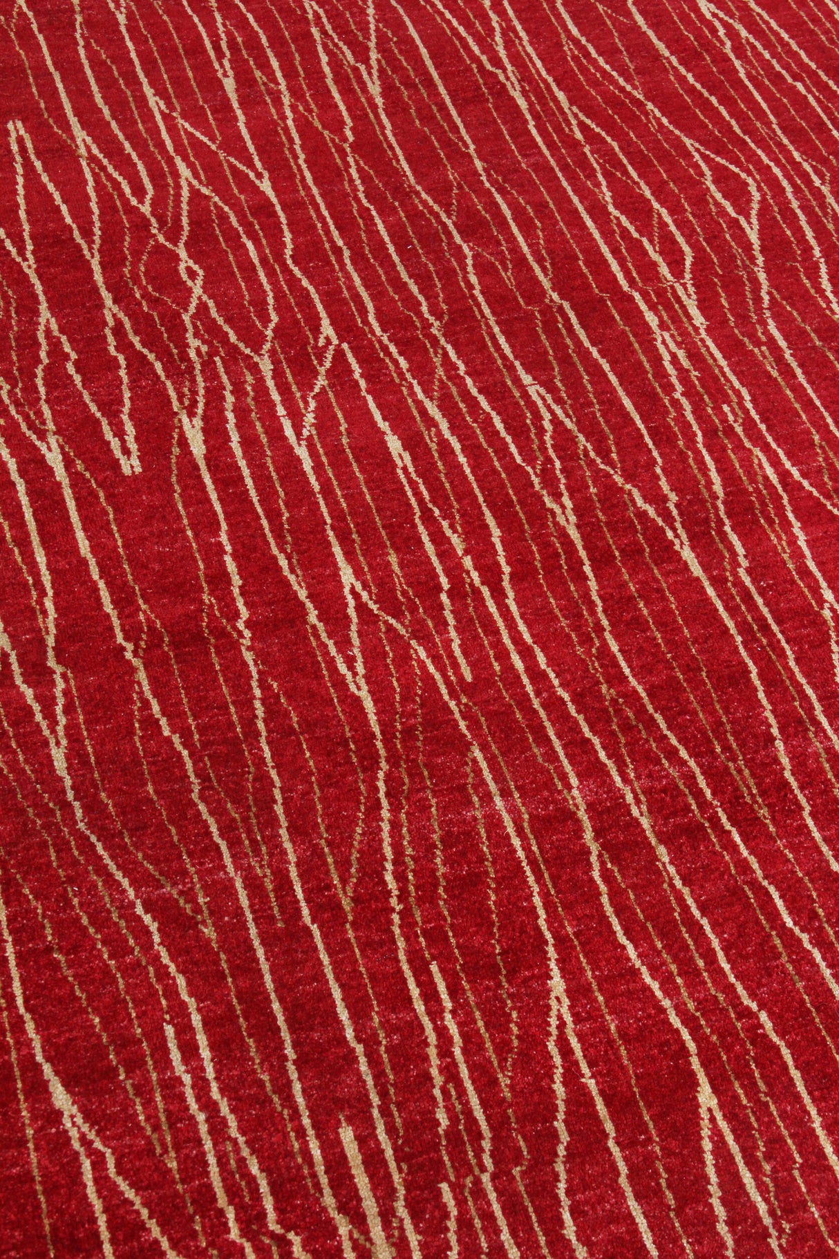 Exquisite Rugs Soho hand-knotted New Zealand Wool 8060 Red 10' x 9' Area Rug