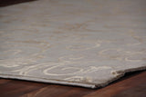 Exquisite Rugs Super Tibetan hand-knotted Wool/Bamboo Silk 8097 Beige 12' x 9' Area Rug