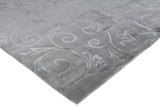 Exquisite Rugs Super Tibetan hand-knotted Wool/Bamboo Silk 8099 Blue 10' x 9' Area Rug