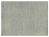 Exquisite Rugs Super Tibetan hand-knotted Wool/Bamboo Silk 8101 Blue 12' x 9' Area Rug