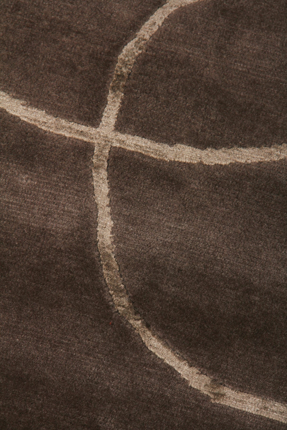 Exquisite Rugs Super Tibetan hand-knotted Wool/Bamboo Silk 8102 Chocolate 12' x 9' Area Rug