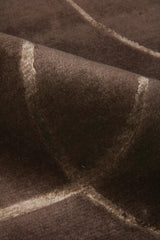 Exquisite Rugs Super Tibetan hand-knotted Wool/Bamboo Silk 8102 Chocolate 12' x 9' Area Rug