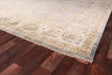 Exquisite Rugs Antique Weave Oushak hand-knotted New Zealand Wool 8146 Light Blue/Ivory 20' x 15' Area Rug