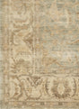 Exquisite Rugs Antique Weave Oushak hand-knotted New Zealand Wool 8147 Light Green/Beige 20' x 15' Area Rug
