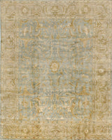 Exquisite Rugs Antique Weave Oushak hand-knotted New Zealand Wool 8147 Light Green/Beige 20' x 15' Area Rug