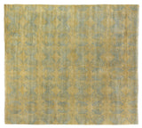 Exquisite Rugs Contemporary hand-knotted Wool/Silk 8181 Beige/Light Blue 10' x 9' Area Rug
