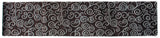 Exquisite Rugs Metro hand-knotted New Zealand Wool 8185 Brown/Light Blue 10' x 8' Area Rug