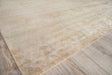 Exquisite Rugs Metro hand-knotted New Zealand Wool 8189 Ivory/Beige 10' x 9' Area Rug