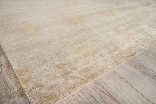 Exquisite Rugs Metro hand-knotted New Zealand Wool 8189 Ivory/Beige 10' x 9' Area Rug