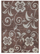 Exquisite Rugs Antique Weave Ziegler hand-knotted New Zealand Wool 8232 Brown/Light Blue 10' x 9' Area Rug