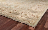 Exquisite Rugs Antique Weave Oushak hand-knotted New Zealand Wool 8237 Light Blue/Ivory 12' x 9' Area Rug