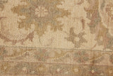 Exquisite Rugs Antique Weave Oushak hand-knotted New Zealand Wool 8252 Beige/Ivory 18' x 14' Area Rug
