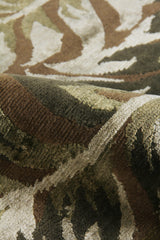 Exquisite Rugs Mosaic hand-knotted Bamboo Silk 8263 Brown/Silk 17' x 13' Area Rug