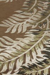 Exquisite Rugs Mosaic hand-knotted Bamboo Silk 8263 Brown/Silk 10' x 9' Area Rug