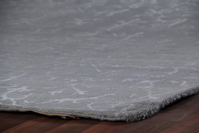 Exquisite Rugs Milano Velvet hand-knotted Wool/Bamboo Silk 9164 Light Blue 10' x 9' Area Rug