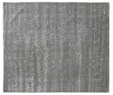 Exquisite Rugs Milano Velvet hand-knotted Wool/Bamboo Silk 9164 Light Blue 10' x 9' Area Rug