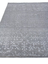 Exquisite Rugs Milano Velvet hand-knotted Wool/Bamboo Silk 9164 Light Blue 10' x 9' Area Rug