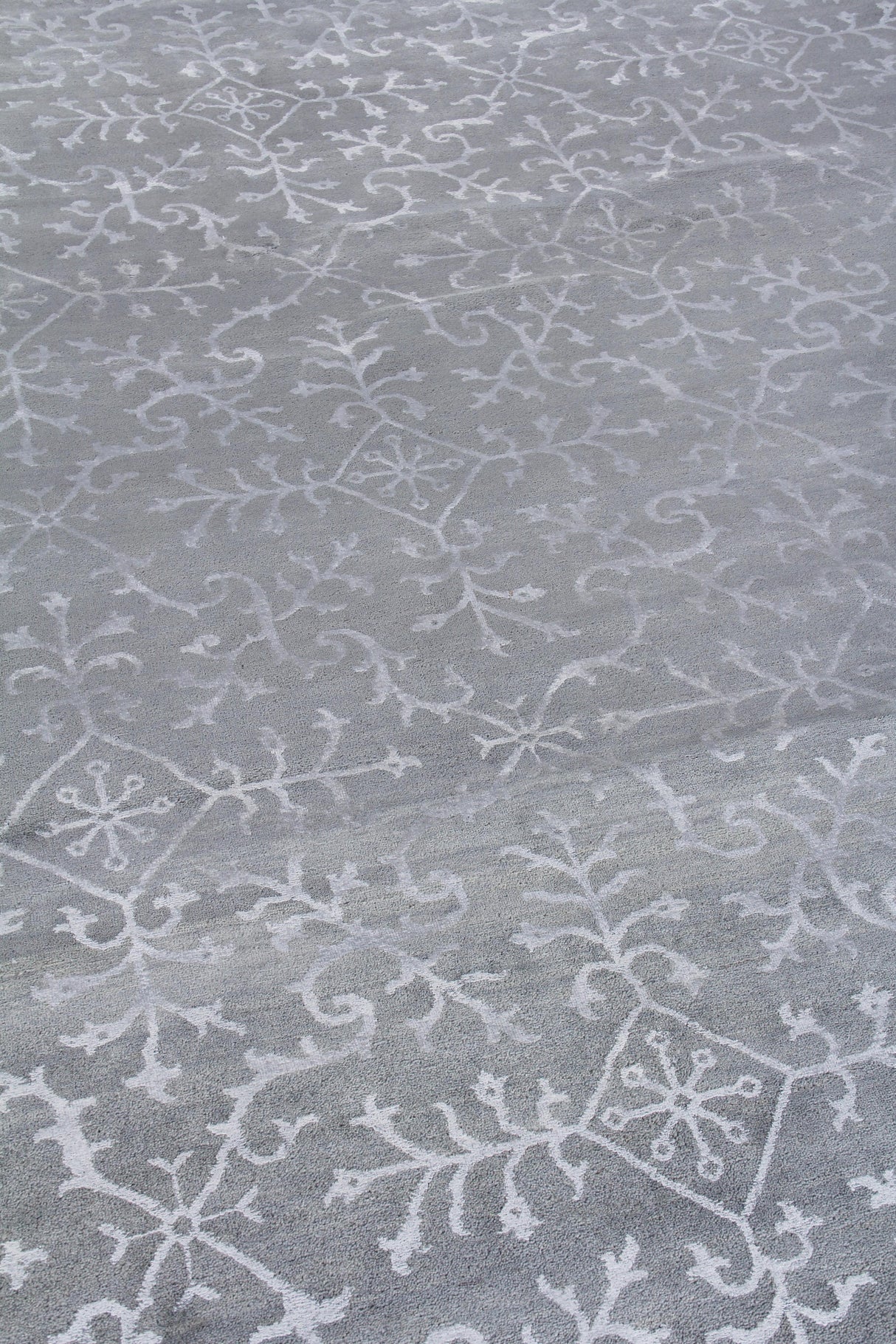 Exquisite Rugs Milano Velvet hand-knotted Wool/Bamboo Silk 9164 Light Blue 10' x 9' Area Rug
