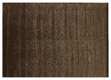 Exquisite Rugs Super Tibetan hand-knotted Wool/Bamboo Silk 9184 Light Chocolate 12' x 9' Area Rug