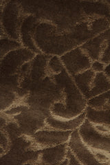 Exquisite Rugs Super Tibetan hand-knotted Wool/Bamboo Silk 9184 Light Chocolate 9' x 6' Area Rug
