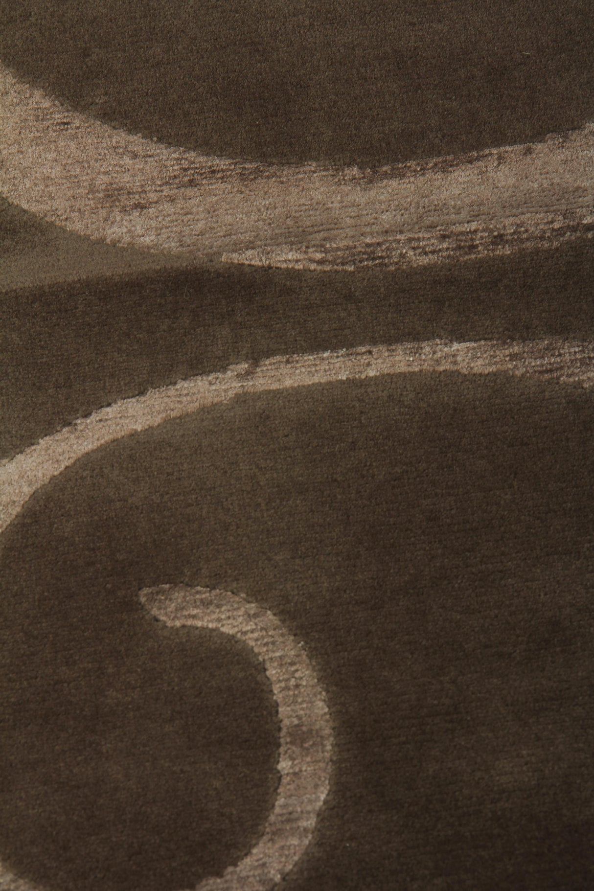 Exquisite Rugs Super Tibetan hand-knotted Wool/Bamboo Silk 9202 Light Chocolate 12' x 9' Area Rug
