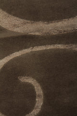 Exquisite Rugs Super Tibetan hand-knotted Wool/Bamboo Silk 9202 Light Chocolate 12' x 9' Area Rug