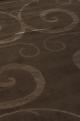 Exquisite Rugs Super Tibetan hand-knotted Wool/Bamboo Silk 9202 Light Chocolate 12' x 9' Area Rug