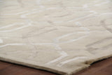 Exquisite Rugs Super Tibetan hand-knotted Wool/Bamboo Silk 9218 Beige/Ivory 16' x 6' Area Rug