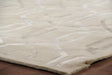 Exquisite Rugs Super Tibetan hand-knotted Wool/Bamboo Silk 9218 Beige/Ivory 11' x 8' Area Rug