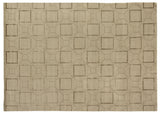 Exquisite Rugs Super Tibetan hand-knotted Wool/Bamboo Silk 9336 Ivory 9' x 6' Area Rug